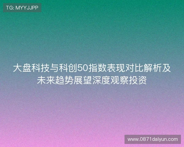 大盘科技与科创50指数表现对比解析及未来趋势展望深度观察投资